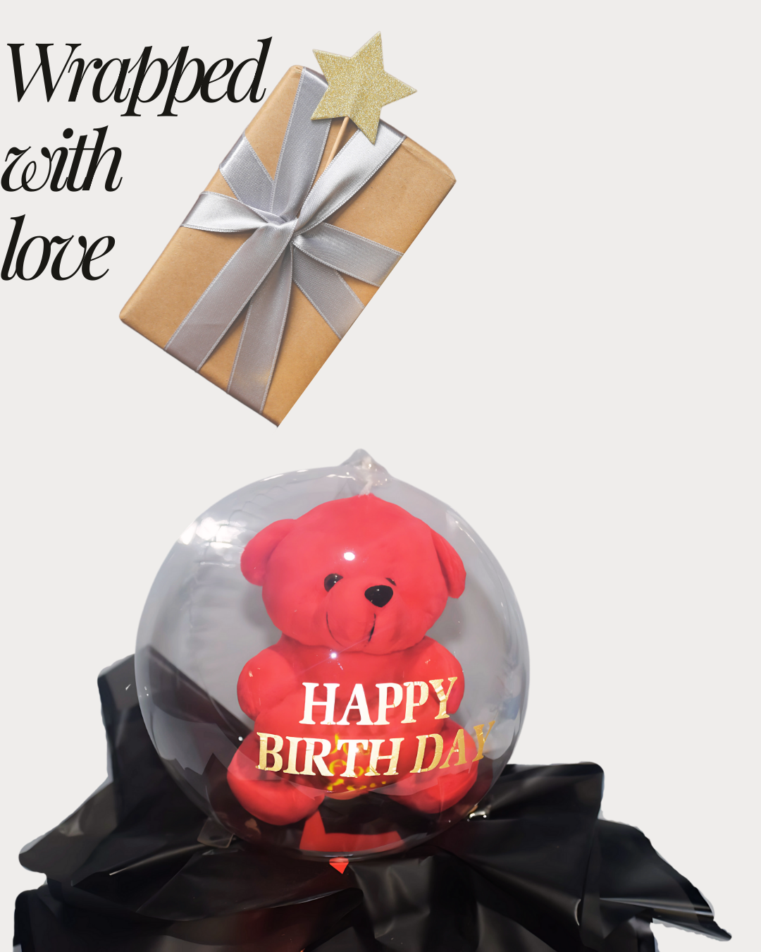 Bobo Baloon Birthday Gift Hamper Teddy - Image 3